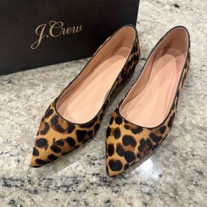 J. Crew Animal Print Women's Flats - Size 7.5